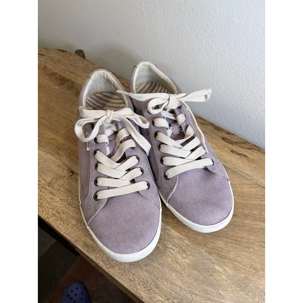 Taos Star Lavender Purple Canvas Comfort Sneakers Women's Size 9